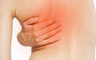 Болит спина слева в лопатке