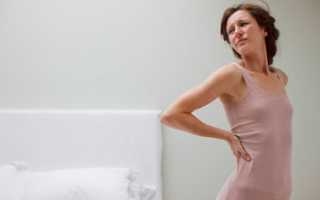 Почему к месячным болит спина