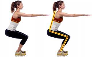 Как правильно приседать со штангой если болит спина