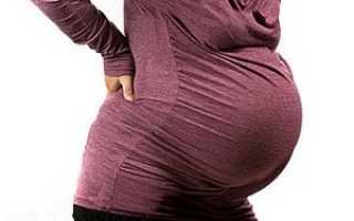 39 недель беременности болит вся спина