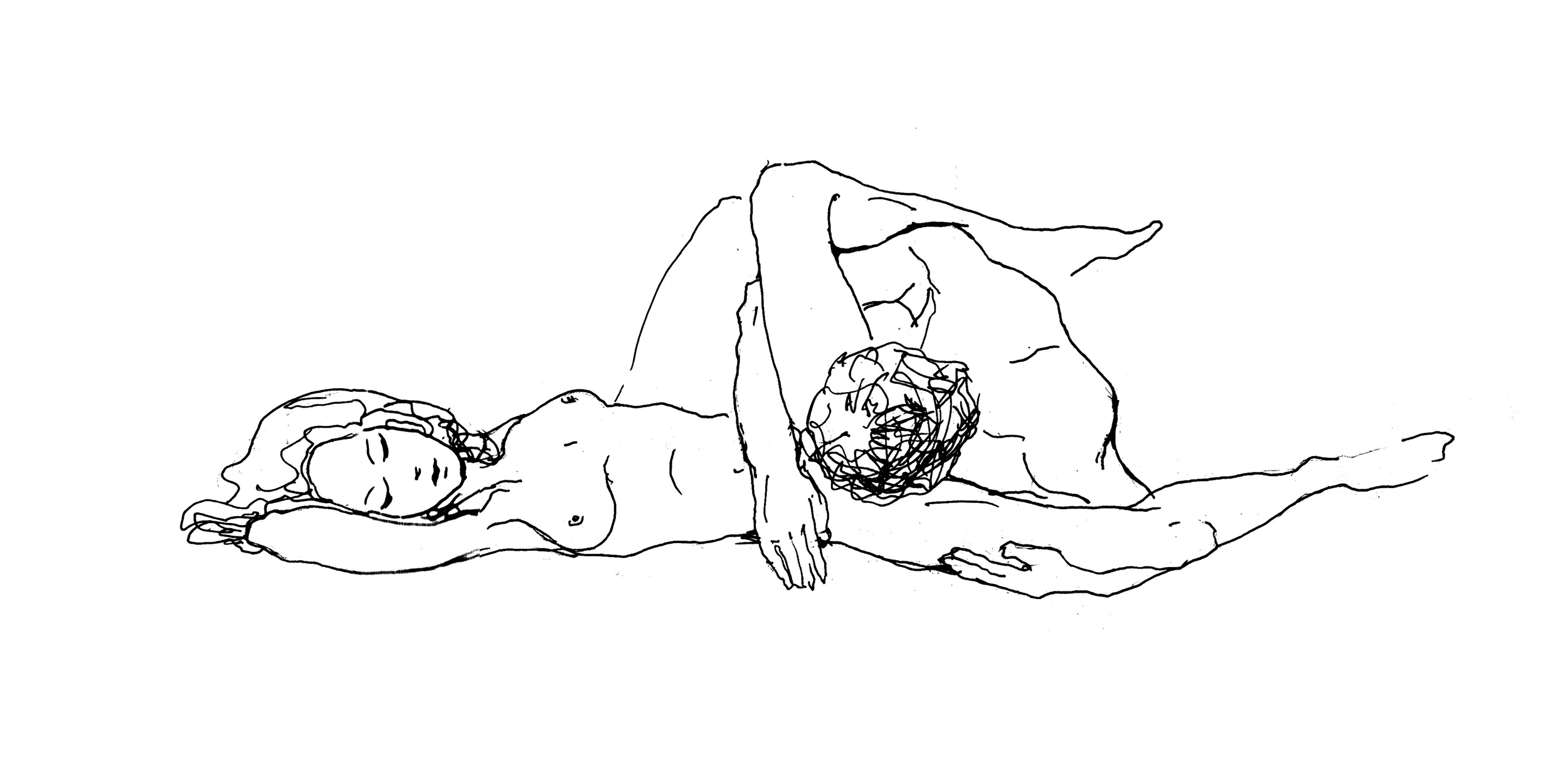 Поза «Лёжа на спине с поддержкой — мужчина сверху» (если боль в спине у женщины) Поза «Лёжа на спине с поддержкой — мужчина сверху» (если боль в спине у женщины)