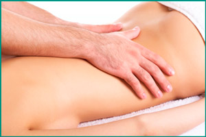 Массаж поясницы