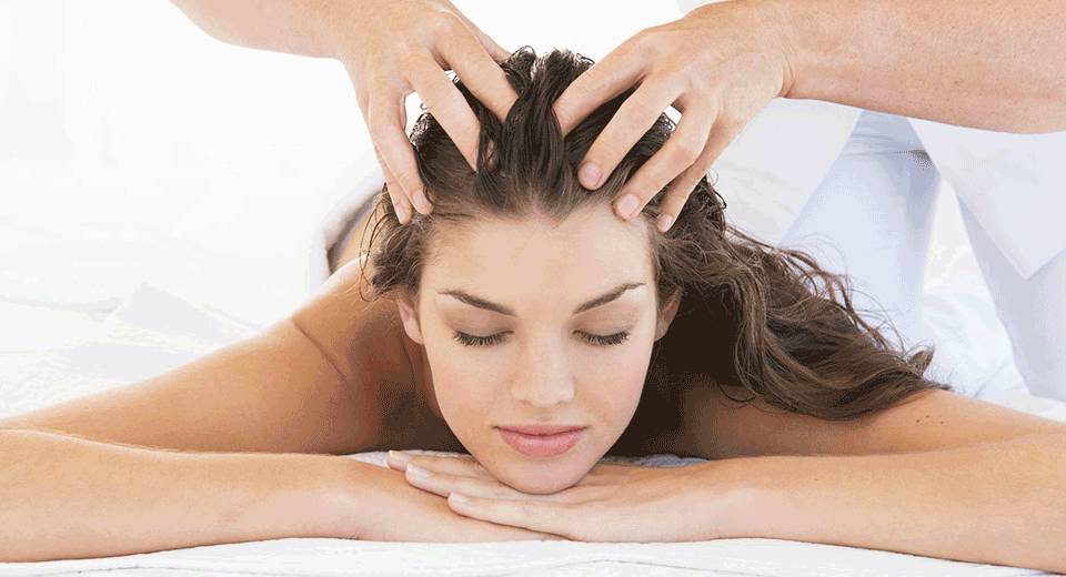 Массаж головы